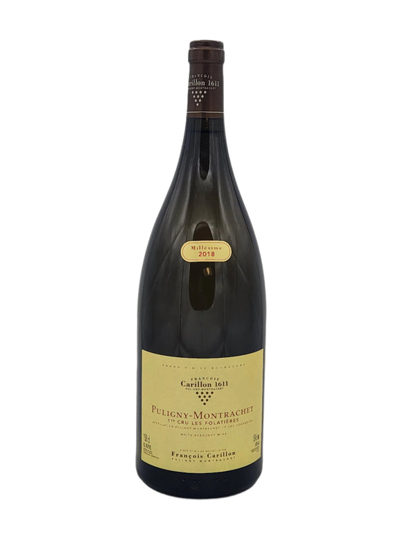 Francois Carillon Les Folatieres Puligny Montrachet 1er Cru 2018 Magnum