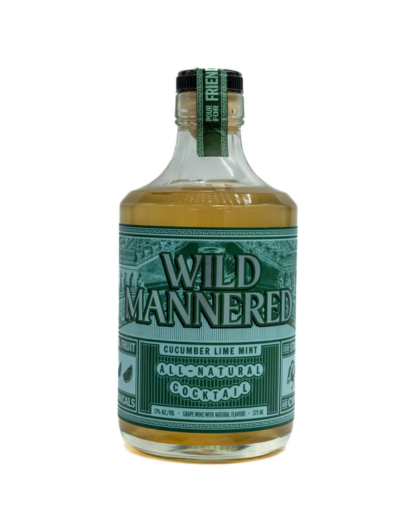 Wild Mannered Cucumber Lime Mint Soju Cocktail