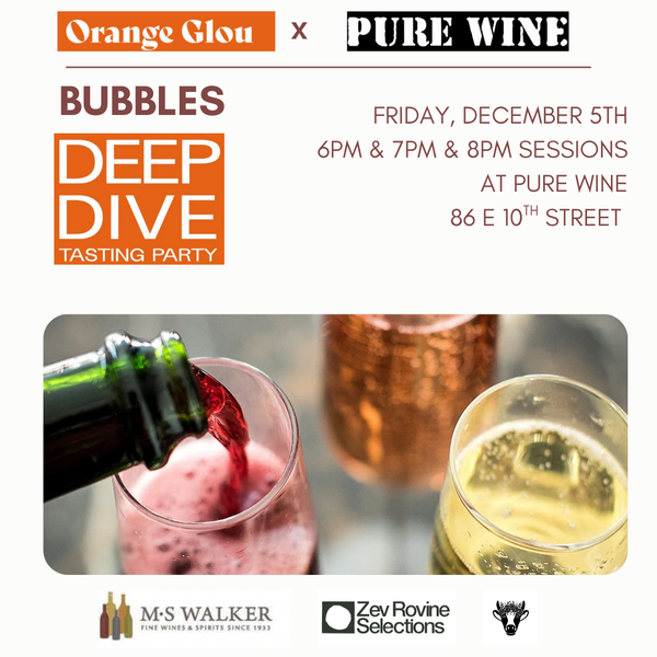 PURE WINE X ORANGE GLOU: DECEMBER BUBBLES