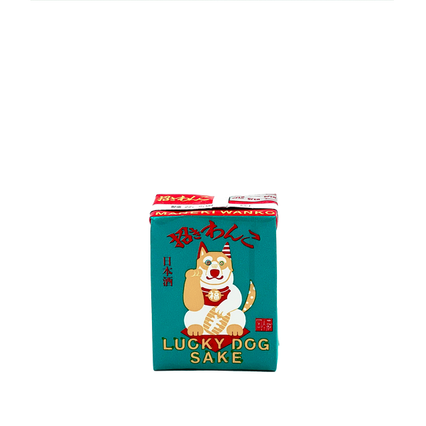 Genshu Lucky Dog Sake 180ML Tetra Pak